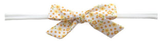 Baby Bling Orange Floral Cotton Bow Skinny Headband, Baby Bling, Baby Bling, Baby Bling Bows, Baby Bling Headband, Baby Bling Headbands, Baby Bling Skinny, Baby Bling Skinny Headband, cotton 