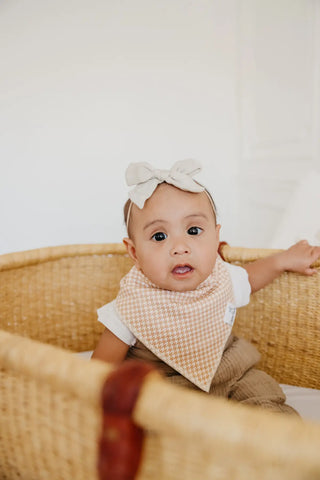 Copper pearl 2024 bandana bib set