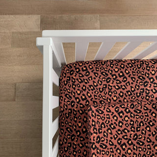 Gigi and Max Sienna Leopard Crib Sheet, Gigi and Max, cf-type-crib-sheet, cf-vendor-gigi-and-max, CM22, Crib Sheet, Gigi & Max, Gigi & Max Crib Sheet, Gigi & Max Sienna Leopard, Gigi & Max Si