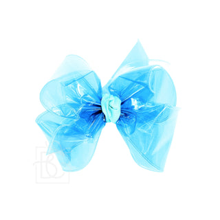 Large Waterproof Double Knot Hair Bow on Clippie, Beyond Creations, Alligator Clip Hair Bow, Beyond Creations, Bow, cf-size-apple-green, cf-size-aqua, cf-size-aquamarine, cf-size-black, cf-si