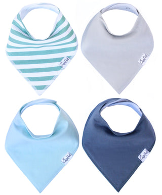 Copper Pearl Oxford Bandana Bib Set, Copper Pearl, Baby Shower, Baby Shower Gift, Bandana Bib Set, Bandana Bibs, Bandanna Bibs, cf-type-bib-set, cf-vendor-copper-pearl, Copper Pearl, Copper P