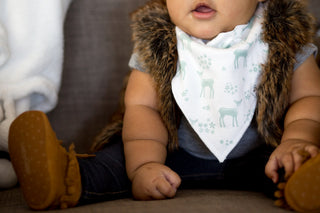 Copper Pearl Fawn Bandana Bib Set, Copper Pearl, Baby Shower, Baby Shower Gift, Bandana Bib Set, Bandana Bibs, Bandanna Bibs, Copper Pearl, Copper Pearl Bandanna Bibs, Copper Pearl Bib Set, C