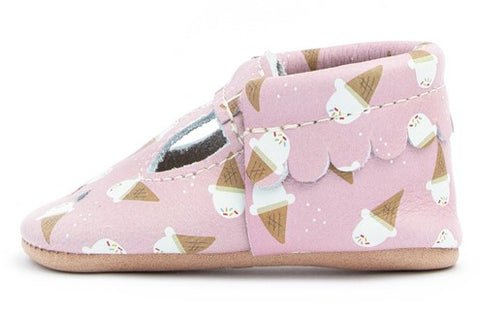 Freshly Picked Ice Cream Cones Mary Jane Soft Sole Moccasins, Freshly Picked, Black Friday, Cyber Monday, Els PW 8258, End of Year, End of Year Sale, Freshly Picked, Freshly Picked Ice Cream,