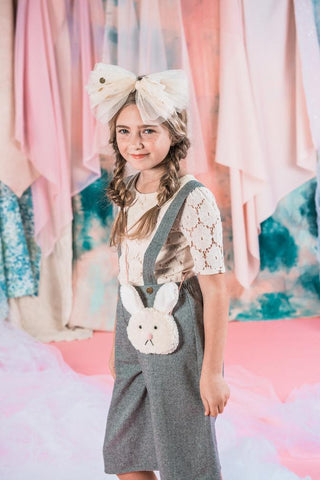 Dear Ellie Bunny Handbag - Blush, Dear Ellie, Blush Bunny Handbag, Bunny Purse, Dear Ellie, Dear Ellie Bunny Handbag, Easter, Easter Basket Ideas, Easter Bunny, Easter Bunny Purse, EB Girls, 