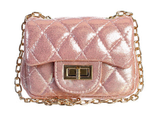Dear Ellie Mini Metallic Handbag - Pink, Dear Ellie, Dear Ellie, Dear Ellie Handbag, Dear Ellie Metallic Handbag, Dear Ellie Pink, Dear Ellie Purse, Handbag for Little Girl, Little Girl Handb