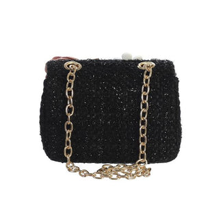 Dear Ellie Mini Tweed Handbag - Black, Dear Ellie, Dear Ellie, Dear Ellie Black, Dear Ellie Black Mini Tweed Handbag, Dear Ellie Handbag, Dear Ellie Mini Tweed Handbag, Dear Ellie Mini Tweed 