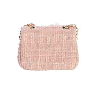 Dear Ellie Mini Tweed Handbag - Pink, Dear Ellie, Dear Ellie, Dear Ellie Handbag, Dear Ellie Mini Tweed Handbag, Dear Ellie Pink Mini Tweed Handbag, Dear Ellie Purse, Dear Ellie Tweed Handbag
