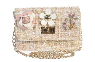 Dear Ellie Tweed Handbag - Nude, Dear Ellie, Dear Ellie, Dear Ellie Handbag, Dear Ellie Nude Tweed Handbag, Dear Ellie Purse, Dear Ellie Tweed Handbag, Dear Ellie Tweed Handbag - Nude, Handba