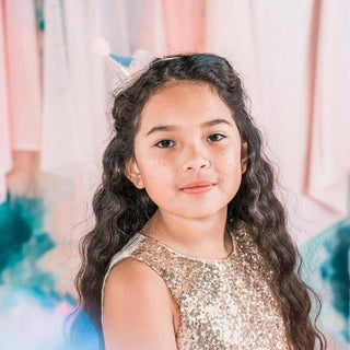 Perfect Starry Tulle Party Hat with Headband - Blush, Dear Ellie, Birthday Gifts, Birthday Girl, Birthday Hat, Birthday Hat Headband, Birthday Headband, Birthday Headbands, Dear Ellie, Dear E