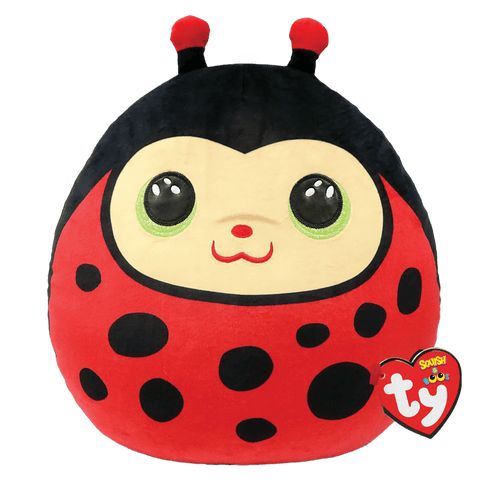 Ty Squish A Boo - Izzy the Lady Bug - Large, Ty Inc, Ladybug, Squish a Boo, Ty, Ty Bamboo, Ty Inc, Ty Izzy, Ty Plush, Ty Squish, Ty Squish A Boo, Ty Squish A Boos, Ty Stuffed Animal, Stuffed 