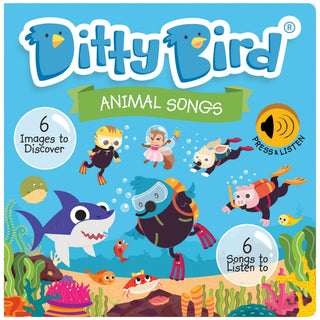 Ditty Bird Animal Songs Sound Board Book, Ditty Bird, Animal Songs, Board Book, Book, Books, Books for Children, cf-type-books, cf-vendor-ditty-bird, Children's Book, Ditty Bird, Books - Basi