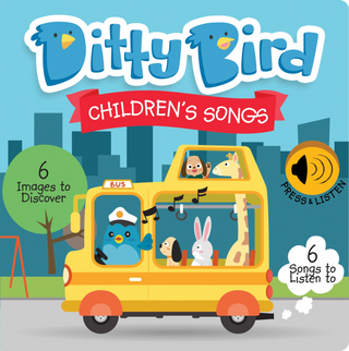 Ditty Bird Children's Songs Sound Board Book, Ditty Bird, Board Book, Book, Books, Books for Children, cf-type-books, cf-vendor-ditty-bird, Children's Book, Children's Songs, Ditty Bird, Book