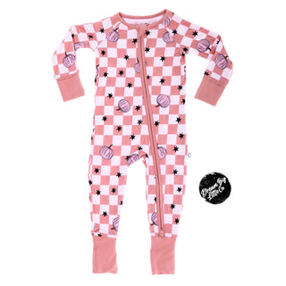 Dream Big Little Co Harvest Kisses Checks Dream Romper, Dream Big Little Co, cf-size-3-6-months, cf-type-pajamas, cf-vendor-dream-big-little-co, CM22, DBLC, Dream Big Little Co, Dream Big Lit