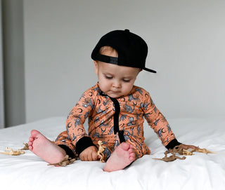 Dream Big Little Co RIP Rawr Dream Romper, Dream Big Little Co, cf-size-0-3-months, cf-size-18-24-months, cf-size-3-6-months, cf-type-pajamas, cf-vendor-dream-big-little-co, CM22, DBLC, Dinos