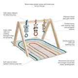 Itzy Ritzy Activity Gym™ Wooden Gym with Toy, Itzy Ritzy, Activity Gym, Baby Toy, Bespoke Collection, Bitzy Bespoke™ Collection, cf-type-toy, cf-vendor-itzy-ritzy, Itzy Ritzy, Itzy Ritzy 