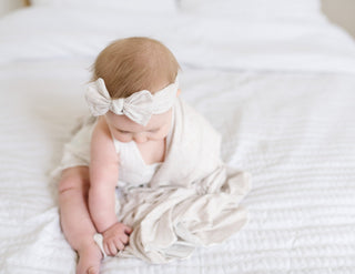 Copper Pearl Oat Knit Swaddle Blanket, Copper Pearl, cf-type-swaddling-blanket, cf-vendor-copper-pearl, Copper Pearl, Copper Pearl Oat, Copper Pearl Oat Knit Swaddle Blanket, Copper Pearl Sol