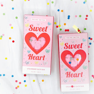Feeling Smitten Sweet Heart Strawberry Rainbow Bath Bar, Feeling Smitten, Bath, Bath  Body, Bath and Body, Bath Bomb, Bath Bombs, Beauty, Birthday Bath Bar, Birthday Rainbow Bath Bar, EB Girl