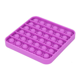 Pop It Fidget Toy - Square (5 Colors), Top Trenz, Blue Square Pop It Fidget Toy, EB Boys, EB Girls, Fidget, Fidget toy, Green Square Pop It Fidget Toy, In N  Out, In N Out Pop It, Light Blue 