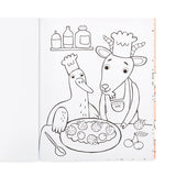 Ooly Color-in' Book: Little Farm Friends, Ooly, Art Supplies, Arts, Arts & Crafts, Arts and Crafts, Coloring Book, Farm, Ooly, Ooly Color-in' Book: Little Farm Friends, Stocking Stuffer, Stoc