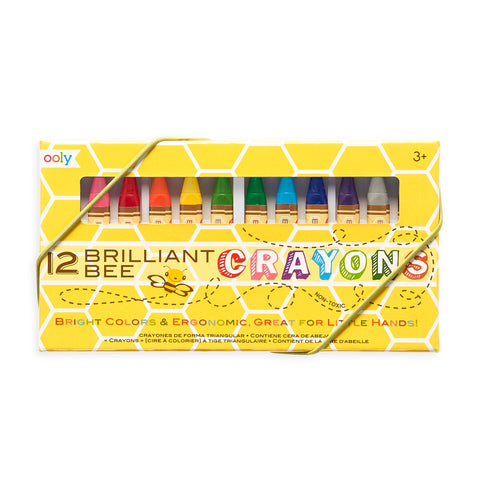 Ooly Brilliant Bee Crayons, Ooly, Art Supplies, Brilliant Bee Crayons, Camp Gift, Camp Gifts, cf-type-crayon, cf-vendor-ooly, ift, Ooly, Ooly Brilliant Bee Crayons, Ooly Crayons, School Suppl