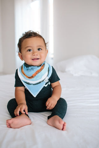Copper Pearl Arctic Bandana Bib Set, Copper Pearl, Baby Shower, Baby Shower Gift, Bandana Bib Set, Bandana Bibs, Bandanna Bibs, Copper Pearl, Copper Pearl Arctic, Copper Pearl Arctic Bandana 