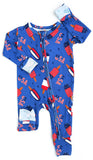 Gigi and Max Legend Zip One Piece, Gigi and Max, 4th of July, cf-size-newborn-footed, cf-type-baby-one-pieces, cf-vendor-gigi-and-max, CM22, Gigi & Max, Gigi & Max 4th of July, Gigi & Max Leg