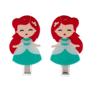 Lilies & Roses Cute Doll Clip Set - Sea Princess, Lilies & Roses, Acryliic, cf-type-clip-set, cf-vendor-lilies-&-roses, Lilie & Roses, Lilies and Roses, Lillie & Roses, Lillie and Roses, Prin
