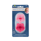 Itzy Ritzy Sweetie Soother 2 Pack - Cotton Candy + Watermelon, Itzy Ritzy, Bow Pacifier, Itzy Ritzy, Itzy Ritzy Cotton Candy + Watermelon, Itzy Ritzy Pacifier, Itzy Ritzy Sweetie Soother, Itz