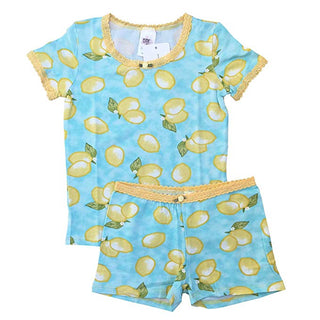 Esme Blue Lemon S/S Top & Boxer Set, Esme, Cyber Monday, Dress, Els PW 5060, Els PW 8258, End of Year, End of Year Sale, Esme, Esme Girls Pajamas, Esme Lemons, Esme Lemons S/S Top & Boxer Set