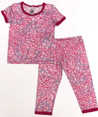 Esme Shimmer Cheetah S/S Top & Cropped Legging Set, Esme, Cyber Monday, Esme, Esme Cheetah, esme pajama set, Esme Pajamas, Esme Shimmer, Esme Shimmer Cheetah, Esme Shimmer Cheetah S/S Top & C
