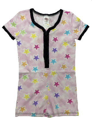 Esme Shimmer Rainbow Stars Onesie/Romper, Esme, Camisole, cf-size-4, cf-type-onesie, cf-vendor-esme, Emse Romper, Esme, Esme Onesie, esme pajama set, Esme Pajamas, Esme Panties, Esme Rainbow 