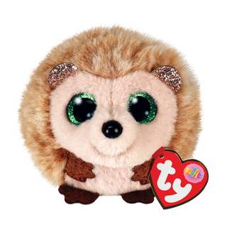 Hazel the Brown Hedgehog Puffie, Ty Inc, Beanie Ball, Caesar the Lion Tan Puffie, cf-type-stuffed-animal, cf-vendor-ty-inc, Puffie, Puffy, Stuffed Animal, Ty, Ty Beanie Ball, Ty Inc, Ty Inc P