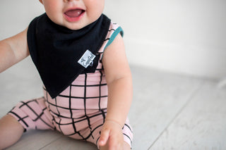 Copper Pearl Black Basics Bandana Bib Set, Copper Pearl, Baby Shower, Baby Shower Gift, Bandana Bib Set, Bandana Bibs, Bandanna Bibs, Basic Bibs, Copper Pearl, Copper Pearl Bandanna Bibs, Cop