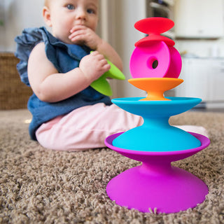 Fat Brain Toy Co Spoolz, Fat Brain Toy Company, Baby Toy, Brainteasing game, cf-type-toys, cf-vendor-fat-brain-toy-company, Fat Brain Toy Co Spoolz, Fat Brain Toy Company, Spoolz, Stacking To
