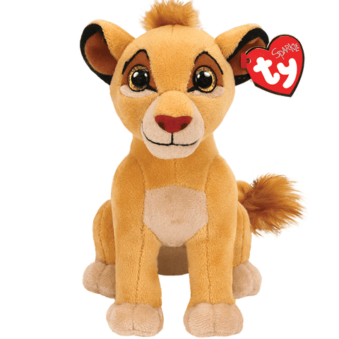 Ty Lion King Sparkle Stuffed Animal - Simba, Ty Inc, cf-type-stuffed-animal, cf-vendor-ty-inc, Disney, Lion King, Lion King 2, Lion King Simba, Nala and Simba, Ty, Ty Lion King, Ty Lion King 