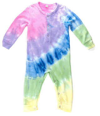 Fairwell Clutch Coverall in Mermaid, Fairwell, Clutch Coverall in Mermaid, CM22, Fairwell, Fairwell Clutch Coverall in Mermaid, Fairwell Kids Clothing, Fairwell Mermaid, Fairwell Rainbow Tie 