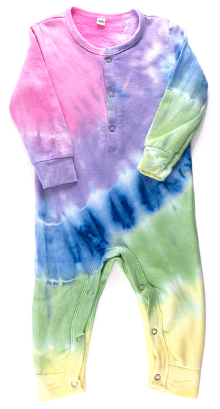 Fairwell Clutch Coverall in Mermaid, Fairwell, Clutch Coverall in Mermaid, CM22, Fairwell, Fairwell Clutch Coverall in Mermaid, Fairwell Kids Clothing, Fairwell Mermaid, Fairwell Rainbow Tie 