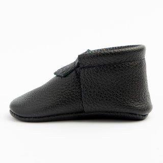 Freshly Picked First Pair Soft Sole Bow Moccasins - Carbon, Freshly Picked, Bow Moc, Bow Moccasins, Cyber Monday, Freshly Picked, Freshly Picked Black, Freshly Picked Bow Moccasins, Freshly P