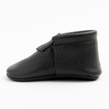 Freshly Picked First Pair Soft Sole Bow Moccasins - Carbon, Freshly Picked, Bow Moc, Bow Moccasins, Cyber Monday, Freshly Picked, Freshly Picked Black, Freshly Picked Bow Moccasins, Freshly P