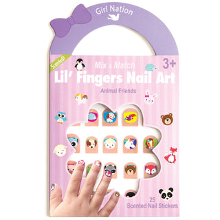 Lil' Finger Nail Art Stickers, The Piggy Store, Lil' Finger Nail Art Stickers, Nail Polish, Nail Polish Sticker, Nail Stickers, Sticker for Nail, The Piggy store, Nail Polish - Basically Bows