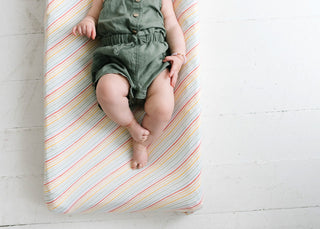 Copper Pearl Rainee Diaper Changing Pad Cover, Copper Pearl, Changing Pad Cover, Copper Pearl Diaper Changing Pad Cover, Copper Pearl Diaper Pad Cover, Copper Pearl Rainbow, Copper Pearl Rain