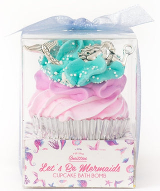 Feeling Smitten Mermaid Large Cupcake Bath Bomb, Feeling Smitten, Bath & Body, Bath and Body, Bath Bomb, Bath Bomb Cupcake, Bath Bombs, Beauty, Black Friday, Cupcake Bath Bomb, Cyber Monday, 