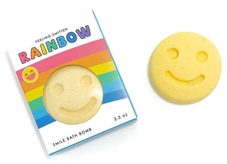Feeling Smitten Rainbow Happy Face Bath Bomb, Feeling Smitten, Bath and Body, Bath Body, Bath Bomb, Bath Bombs, Beauty, EB Boys, EB Girls, Feeling Smitten, Feeling Smitten Rainbow Happy Face 