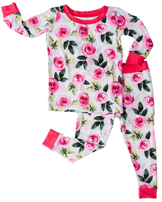 Little Sleepies Roses Bamboo 2pc Pajama Set, Little Sleepies, Bamboo Pajama, Bamboo Pajama Set, Bamboo Pajamas, Bestaroo Pajamas, CM22, Little Sleepies, Little Sleepies Bamboo, Little Sleepie