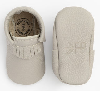 Freshly Picked First Pair Soft Sole Moccasins - Stone, Freshly Picked, Cyber Monday, Freshly Picked, Freshly Picked First Pair Soft Sole Moccasins, Freshly Picked First Pair Soft Sole Moccasi
