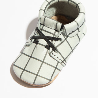 Freshly Picked Grey Grid Oxford Mini Sole Moc, Freshly Picked, cf-size-3, cf-size-4, cf-type-moccasins, cf-vendor-freshly-picked, Freshly Picked, Freshly Picked Grey Grid Oxford, Freshly Pick