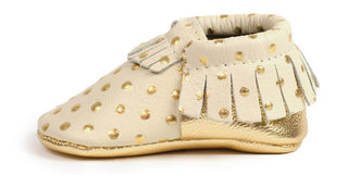 Freshly Picked Heirloom Soft Sole Moccasins - Cream, Freshly Picked, Freshly Picked, Freshly Picked Girls Moccasins, Freshly Picked Heirloom, Freshly Picked Moc, Freshly Picked Moccasins, Hei