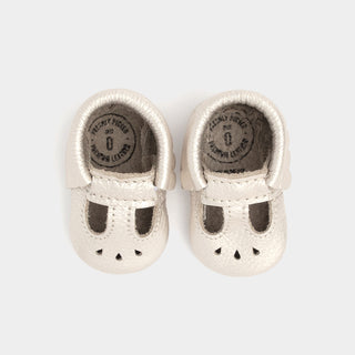 Freshly Picked Newborn Platinum Mary Jane Soft Sole Moccasins, Freshly Picked, Cyber Monday, Freshly Picked, Freshly Picked Mary Jane Soft Sole Moccasins, Freshly Picked Moc, Freshly Picked M