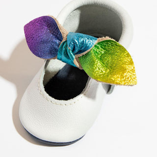 Freshly Picked Prism Knotted Bow Soft Sole Moccasins, Freshly Picked, cf-size-1, cf-type-moccasins, cf-vendor-freshly-picked, Freshly Picked, Freshly Picked Knotted Bow Soft Sole Moccasins, F