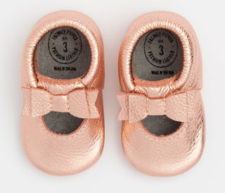 Freshly Picked Rose Gold Bow Flat Mini Sole, Freshly Picked, Freshly Picked, Freshly Picked Bow, Freshly Picked Bow Flat, Freshly Picked Mary Janes, Freshly Picked Mini Sole, Freshly Picked M